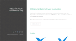 Desktop Screenshot of matthiasebel.de